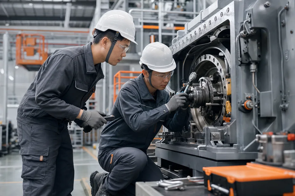 虚构演示:工业装备现场维护服务